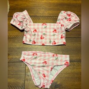 Disney Pink Cherry Print Swimwear